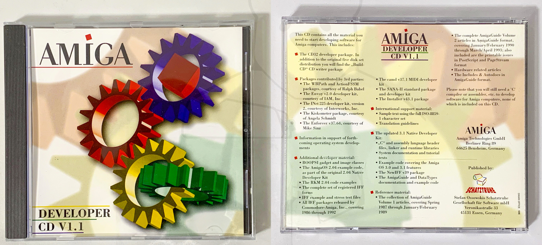 Amiga SDK auf CD (Hülle)